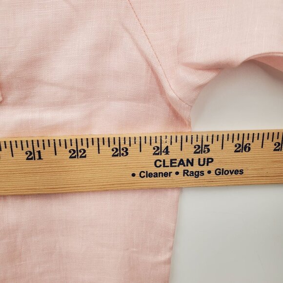 Cubavera 100% Linen Short Sleeve Button-Down Guayabera Shirt Men Size XL NWT - Picture 12 of 14